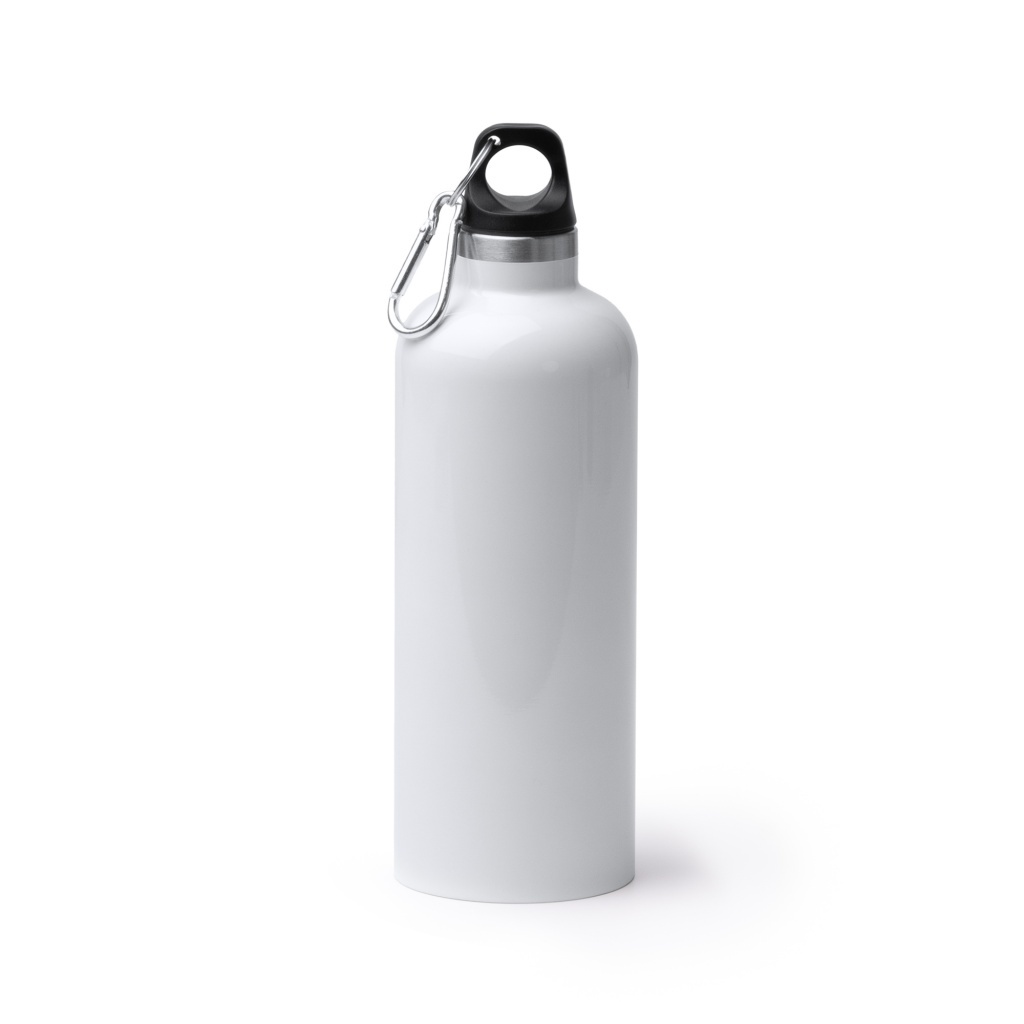 LUWAK - Butelka (550ml) z podwójnymi ściankami ze stali nierdzewnej z recyklingu, zakrętka z karabińczykiem