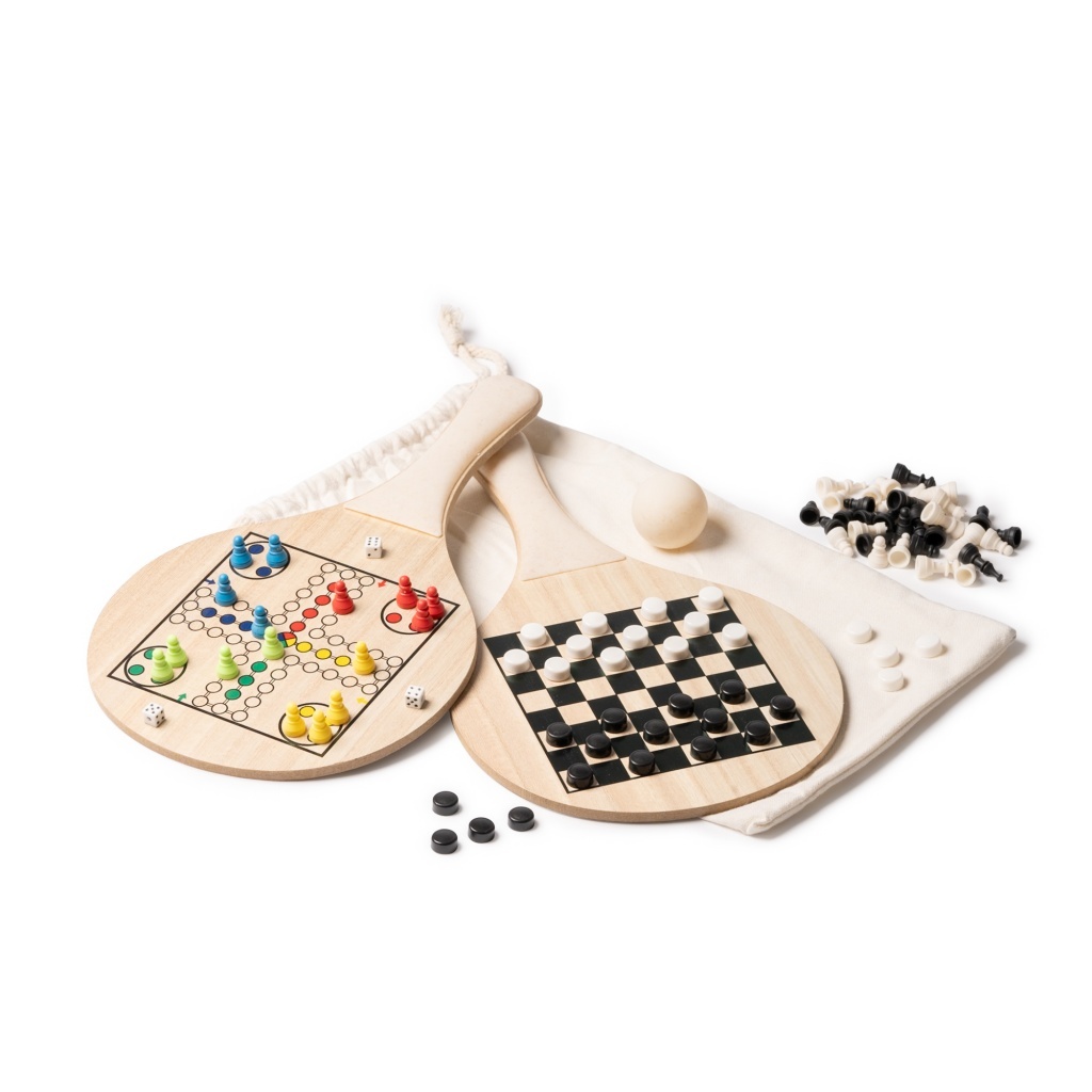 SALENTO - Rakietki plażowe z grami planszowymi