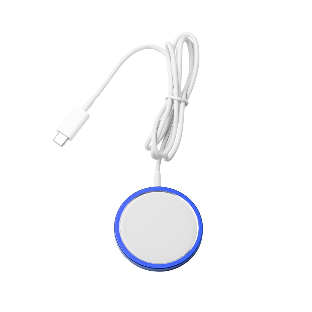 WUDY - Magnetyczna ładowarka bezprzewodowa z aluminium z recyklingu, 15 W