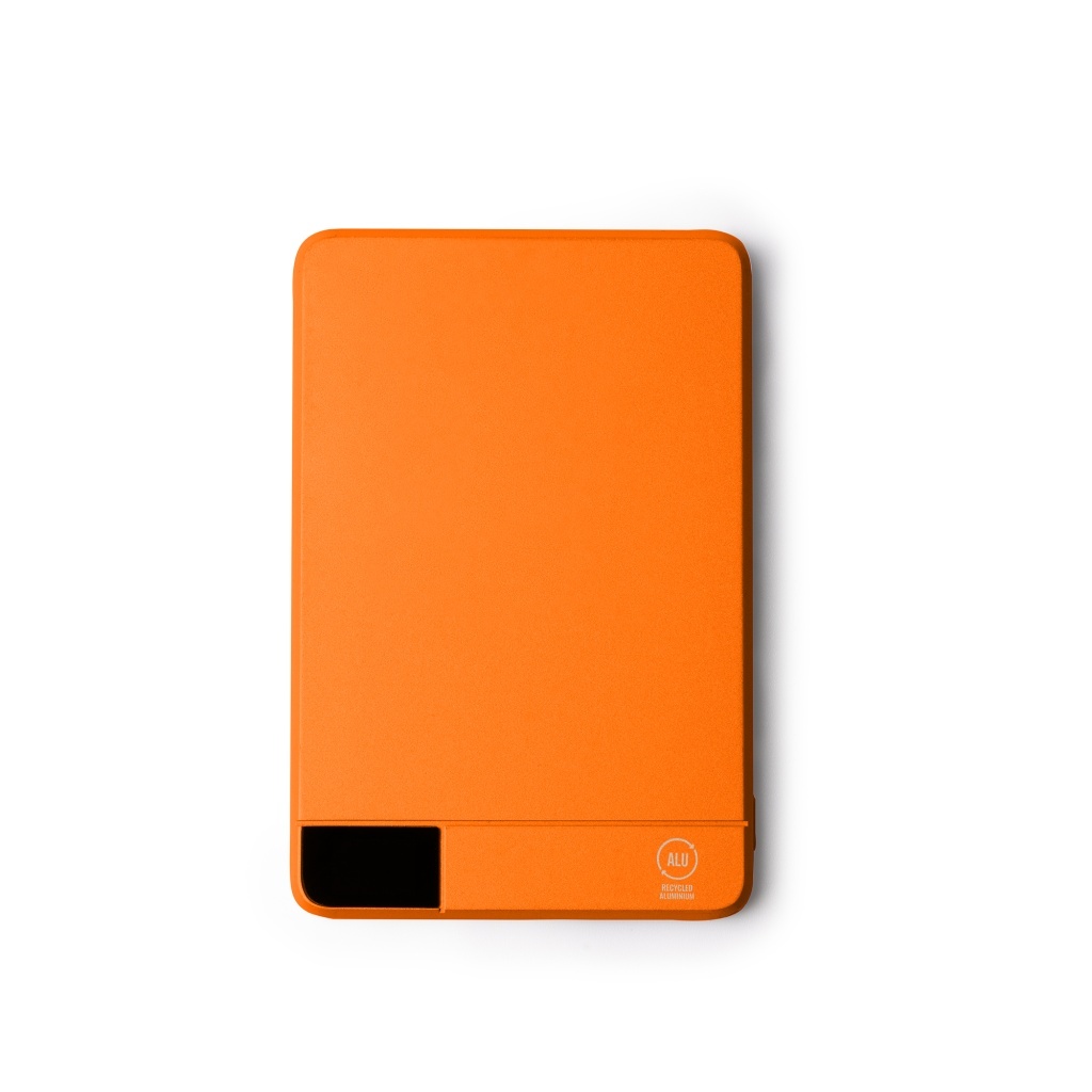 PROMAX - Powerbank (5000mAh) z ładowaniem bezprzewodowym i pierścieniem magnetycznym, korpus z aluminium z recyklingu